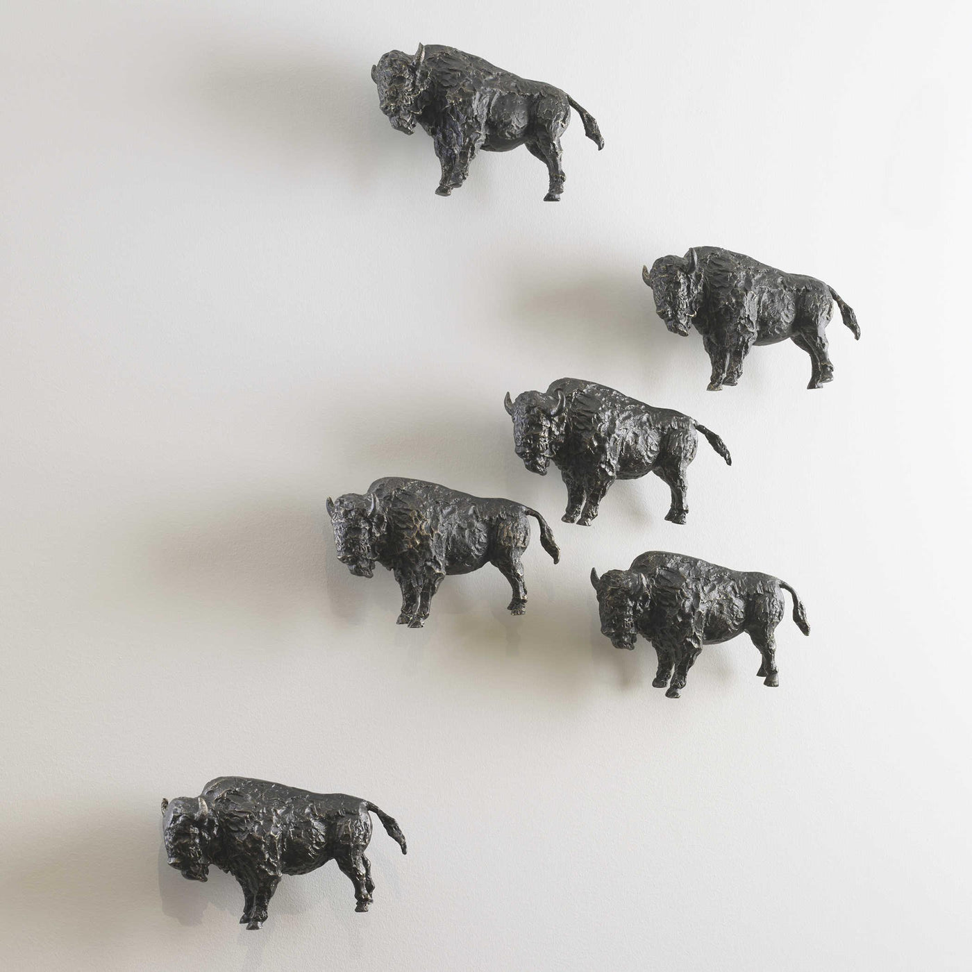 Uttermost Accessories Black Label Bison Metal Wall Sculpture House of Isabella UK