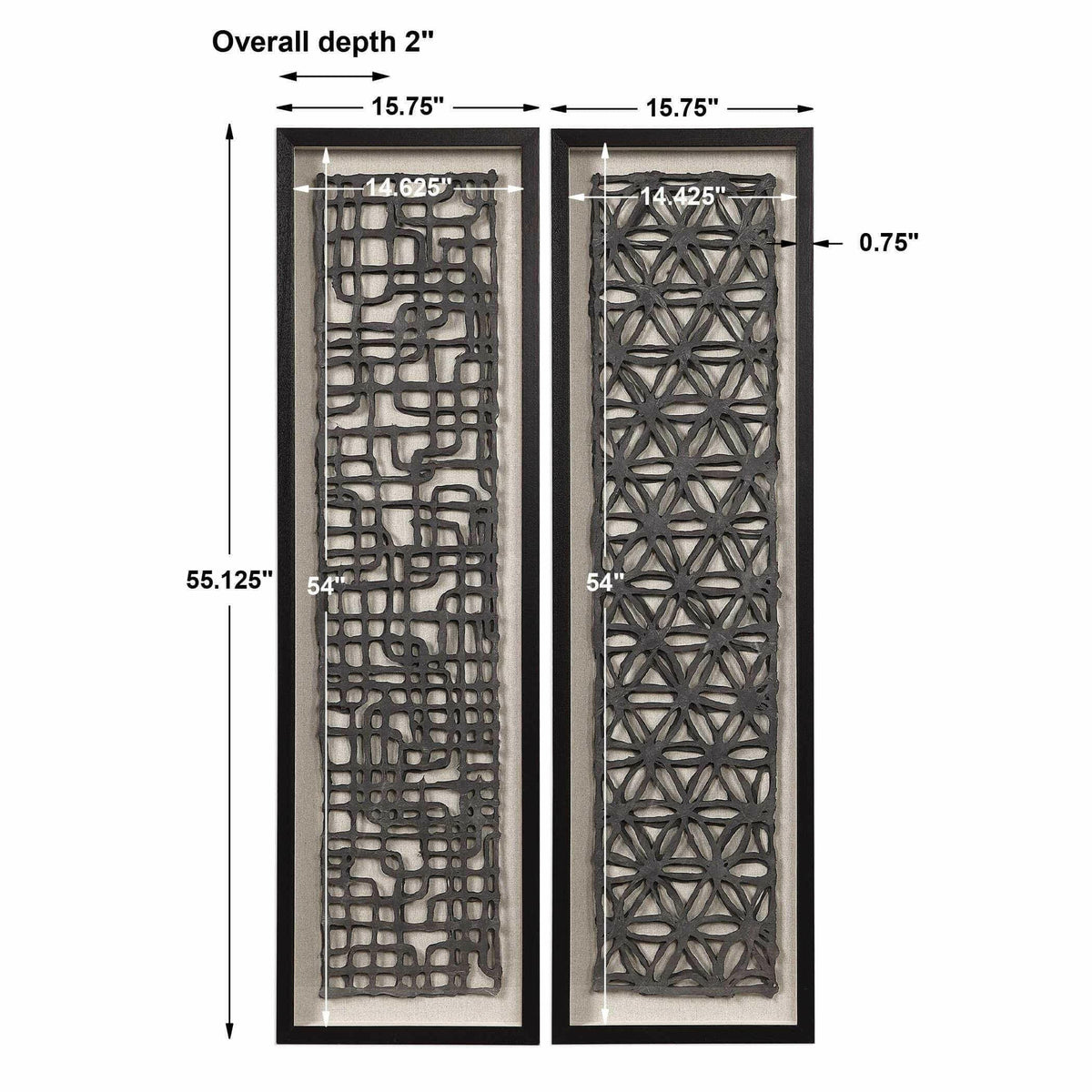 Black Label Caroni Shadow Boxes, S/2.