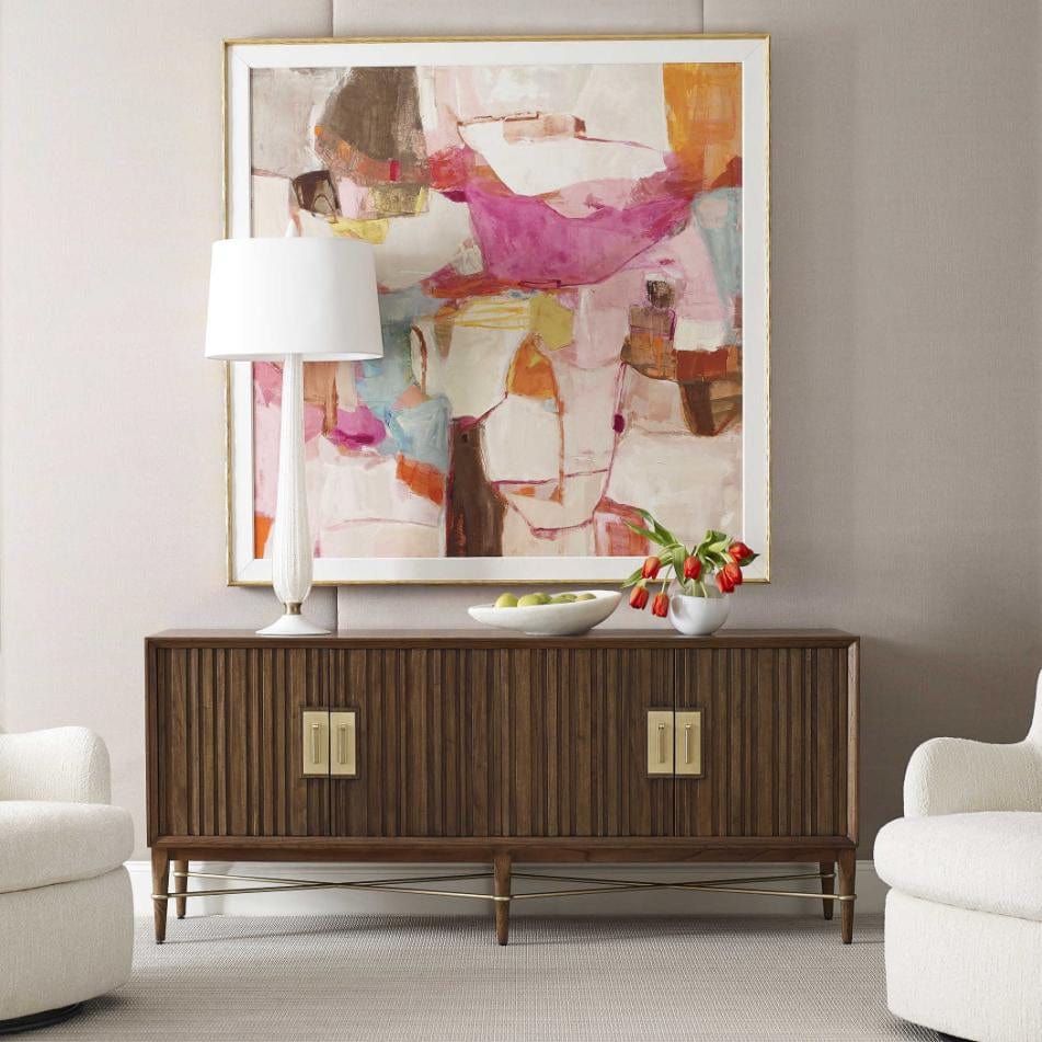 Black Label on the Right Path Framed Canvas.