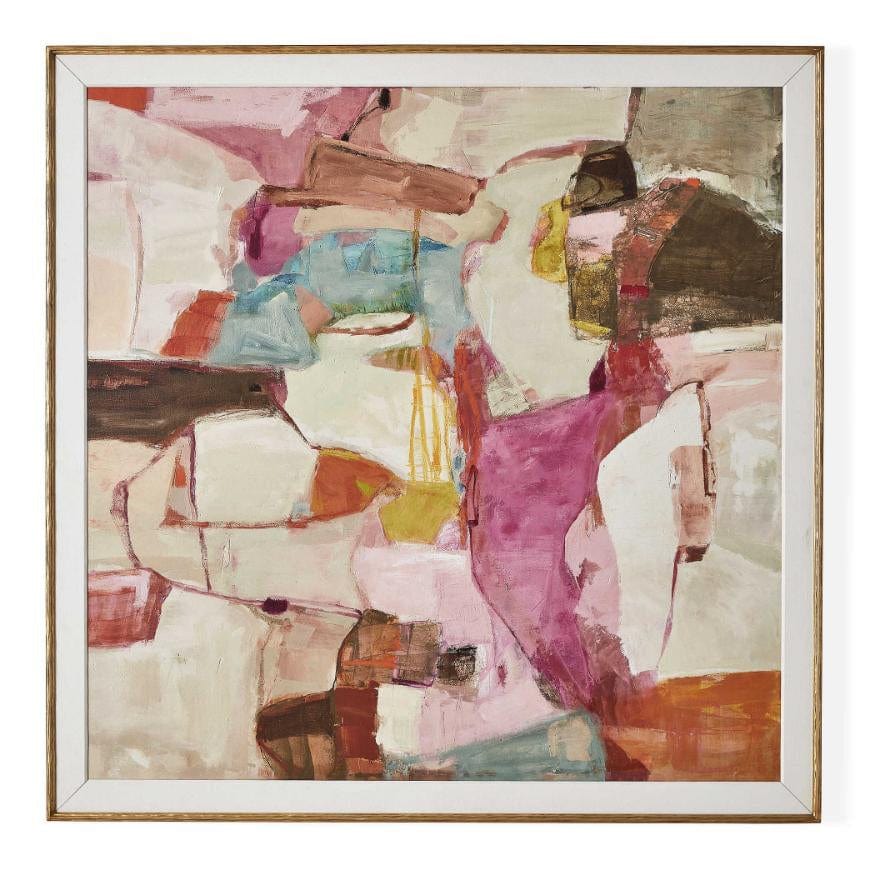 Black Label on the Right Path Framed Canvas.