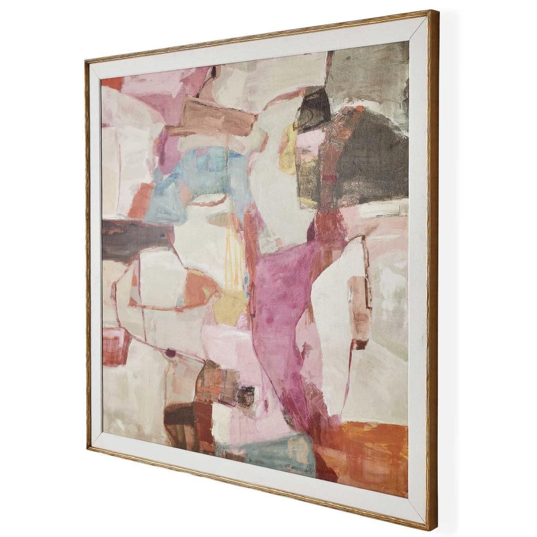 Black Label on the Right Path Framed Canvas.