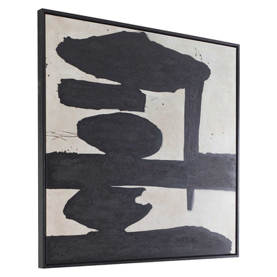 Uttermost Accessories Black Label Rock on Framed Canvas House of Isabella UK