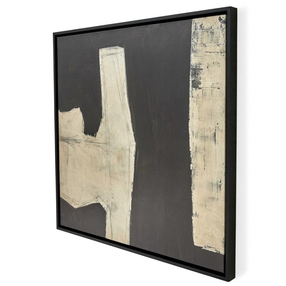 Black Label Transformation Framed Canvases, Set of 2.