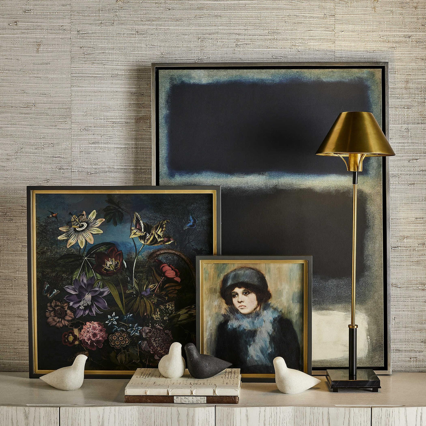 Uttermost Accessories Black Label Woman, 1914 Framed Canvas House of Isabella UK