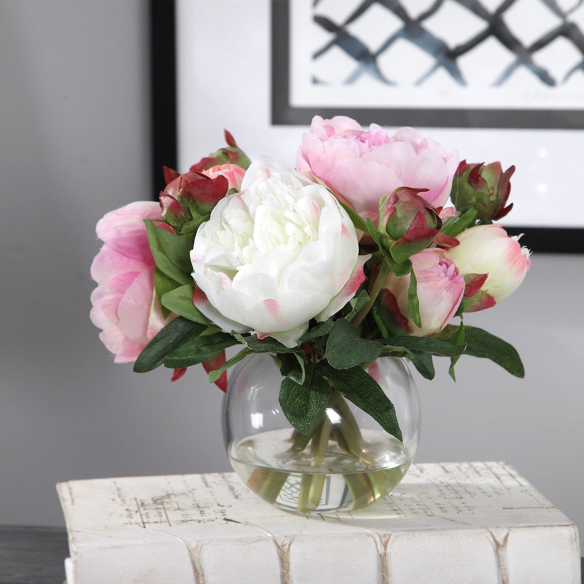 Uttermost Accessories Blaire Peony Bouquet House of Isabella UK