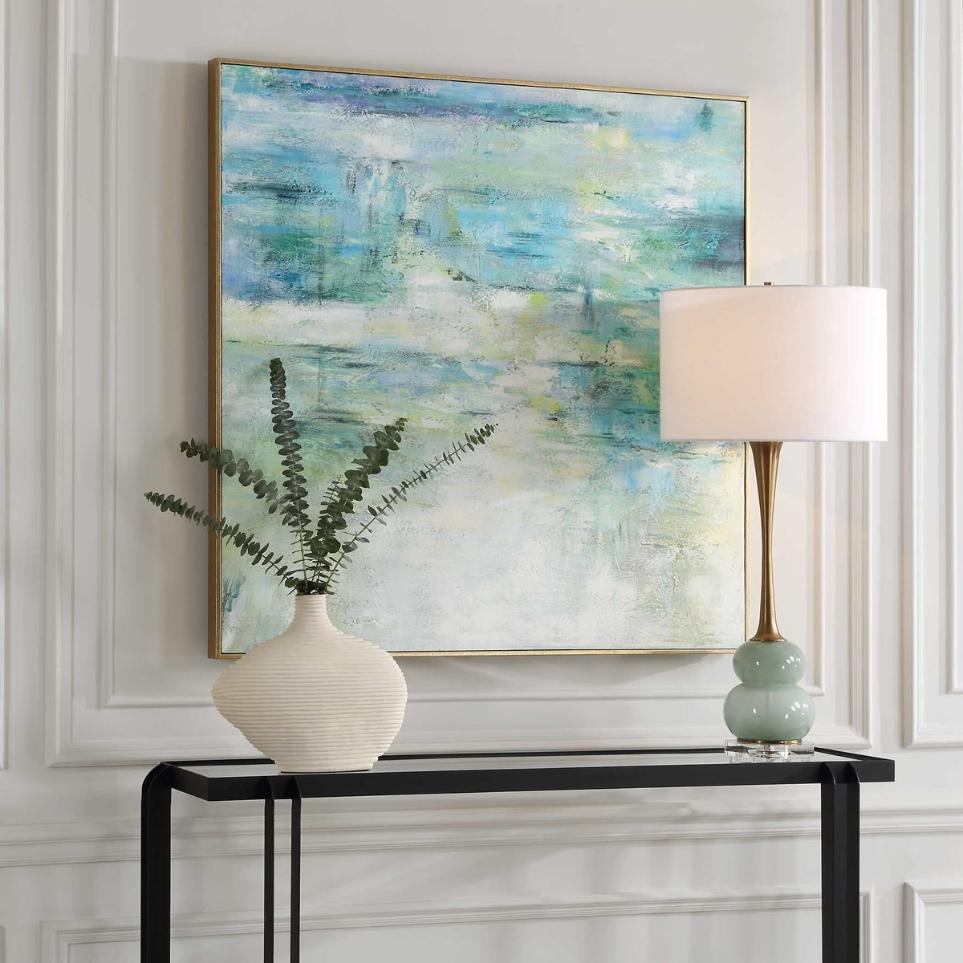 Uttermost Accessories Blissful Hand Painted Abstract Art House of Isabella UK