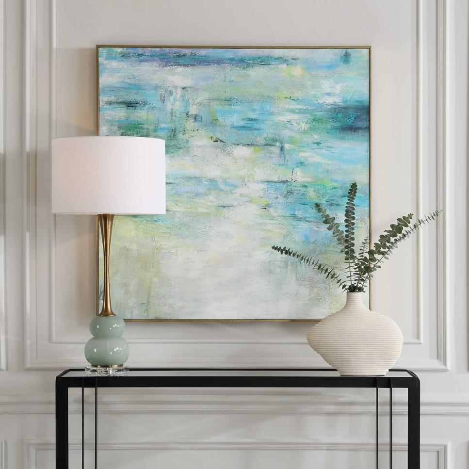 Uttermost Accessories Blissful Hand Painted Abstract Art House of Isabella UK
