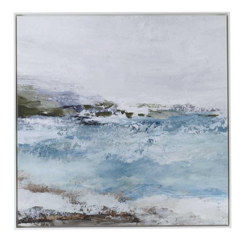 Uttermost Accessories Blue Essence Coastal Framed Canvas House of Isabella UK