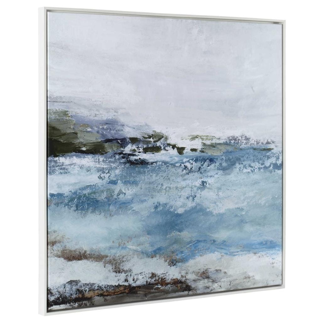 Uttermost Accessories Blue Essence Coastal Framed Canvas House of Isabella UK