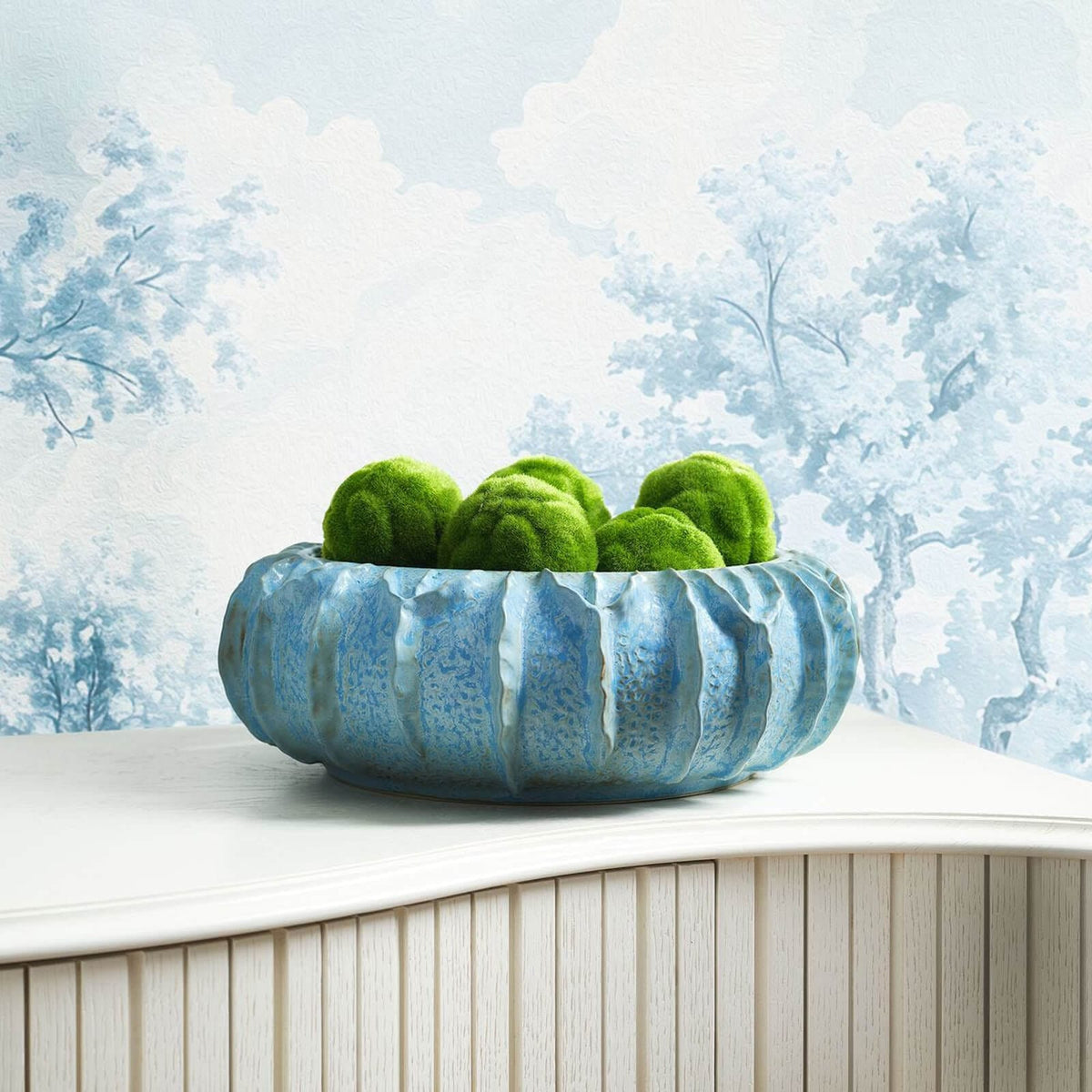Uttermost Accessories Blue Marsh Bowl House of Isabella UK