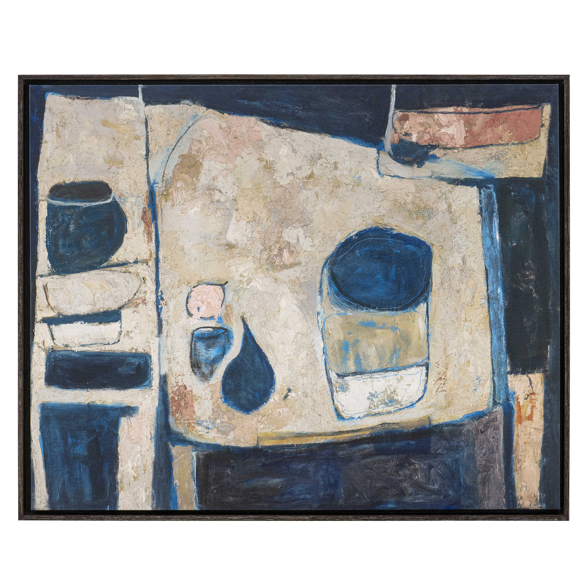 Uttermost Accessories Blue Tableau Framed Canvas House of Isabella UK