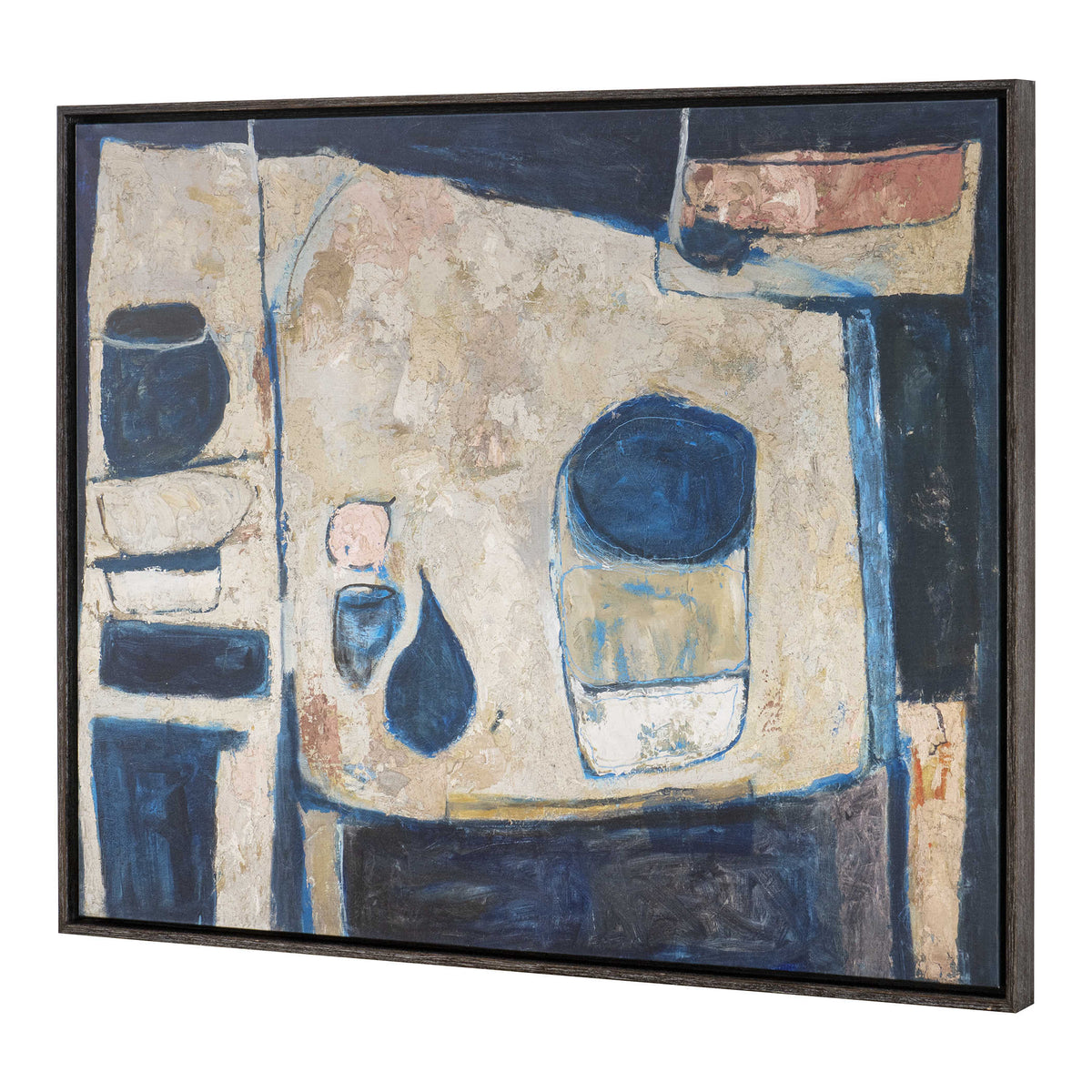 Uttermost Accessories Blue Tableau Framed Canvas House of Isabella UK