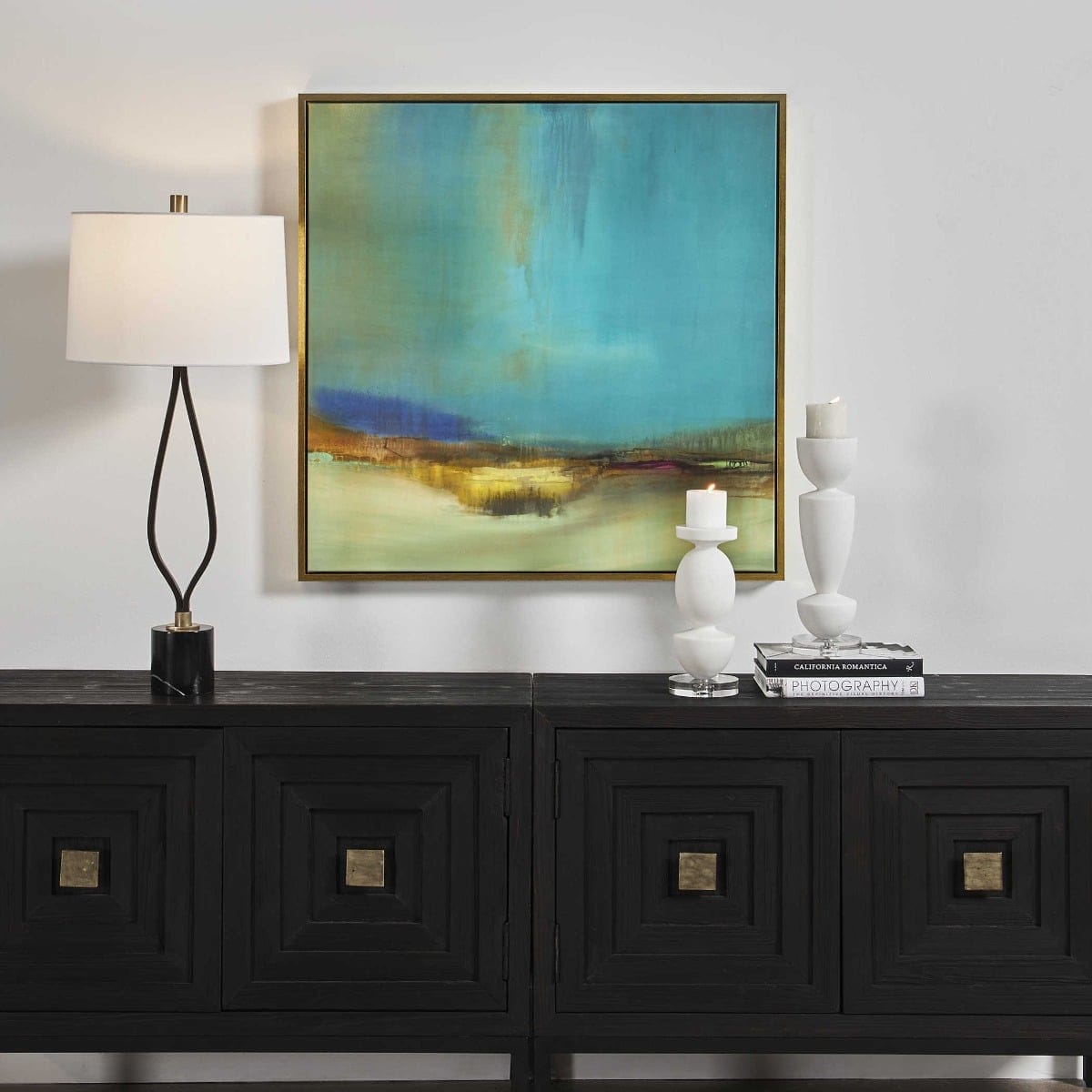 Uttermost Accessories Bowery Framed Canvas Art House of Isabella UK