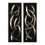 Uttermost Accessories Brushstrokes Metal Wall Art - Set of 2 House of Isabella UK