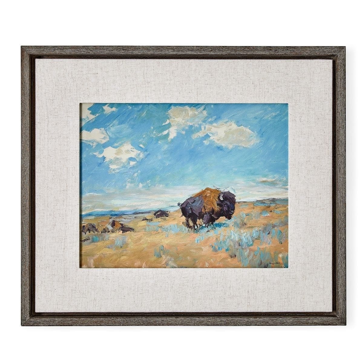 Uttermost Accessories Buffalo Framed Canvas House of Isabella UK