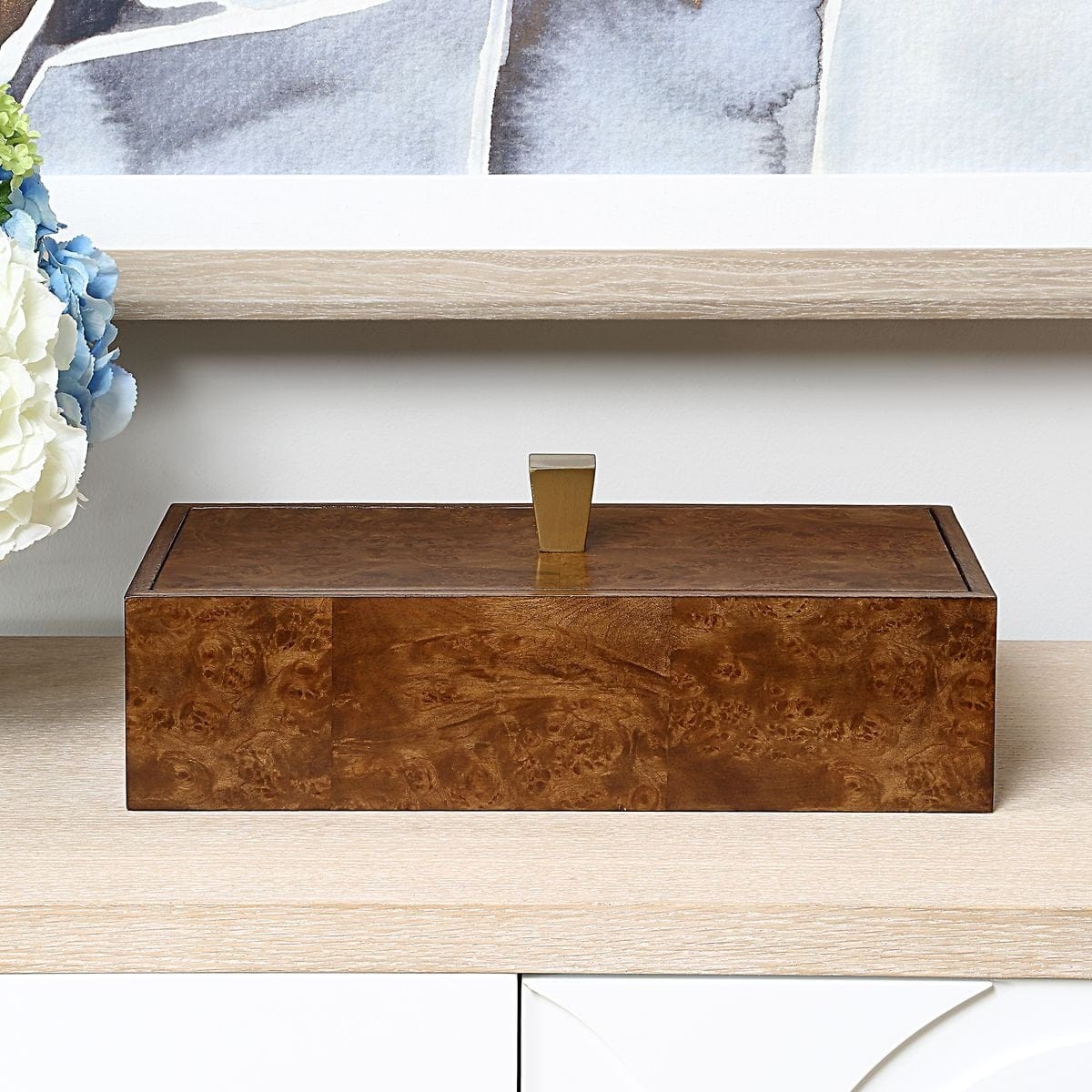 Uttermost Accessories Burl Haven Box House of Isabella UK