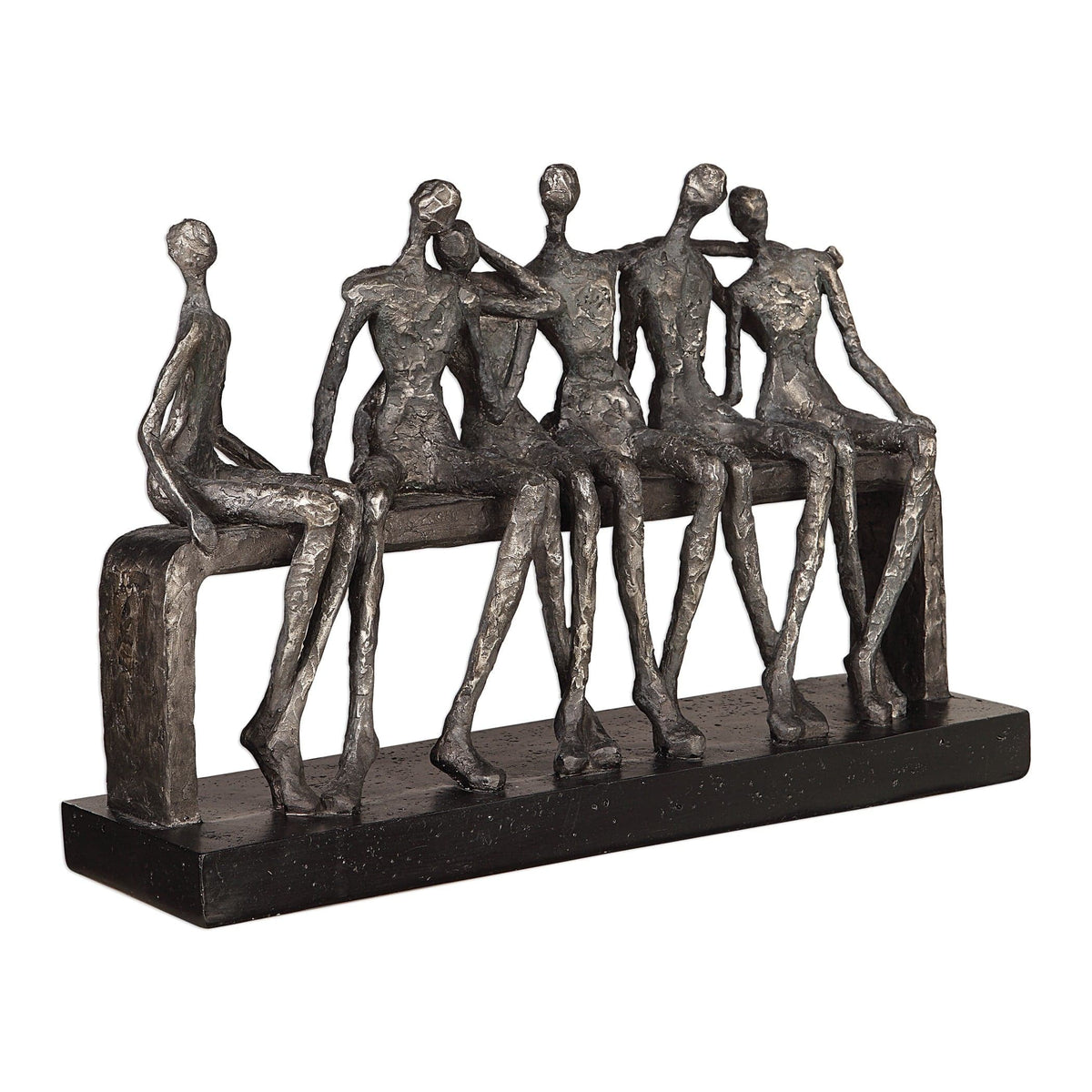 Uttermost Accessories Camaraderie Aged Silver Figurine House of Isabella UK