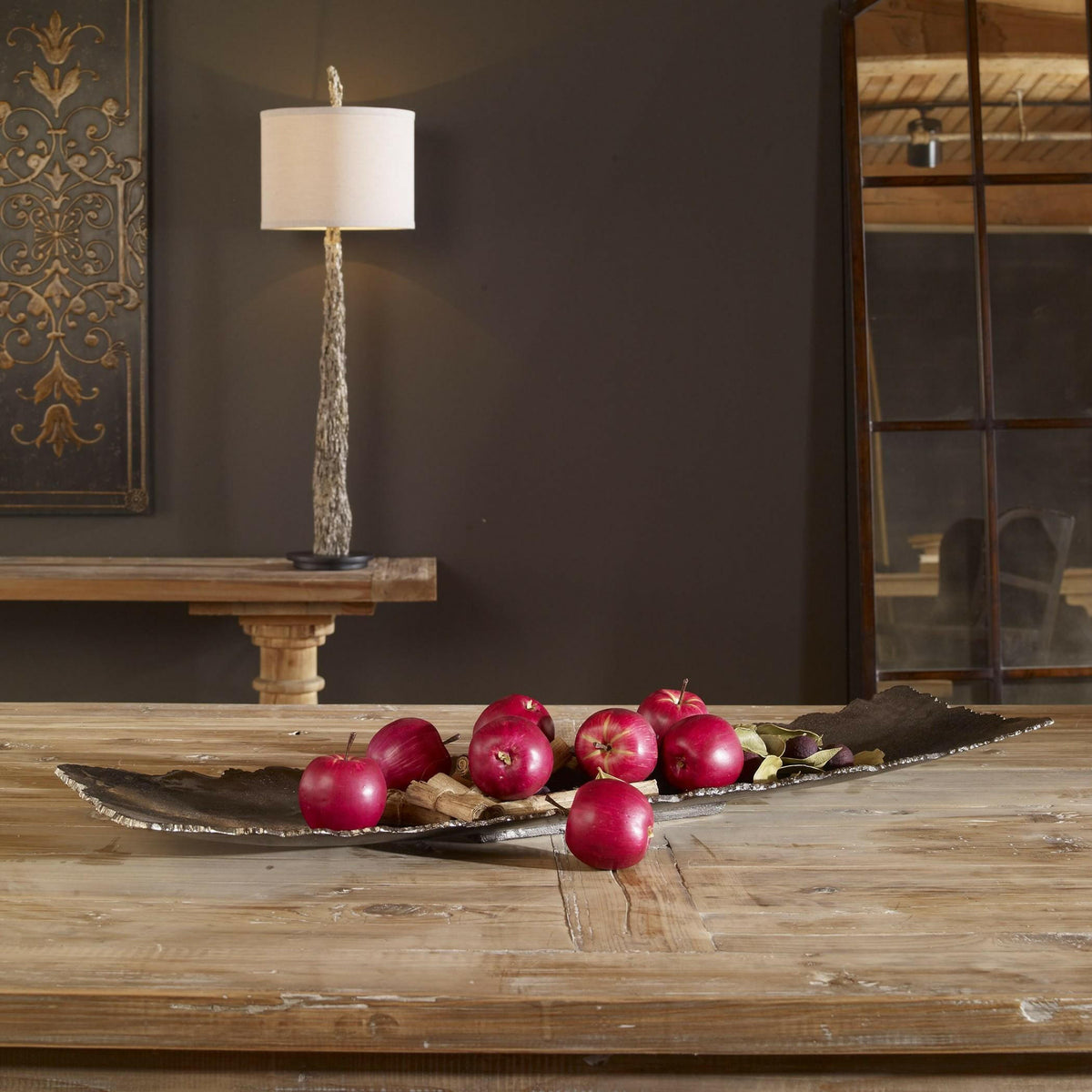 Camilla Dark Nickel Tray.