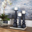 Uttermost Accessories Cassiopeia Blue Glass Candleholders, S/3 House of Isabella UK