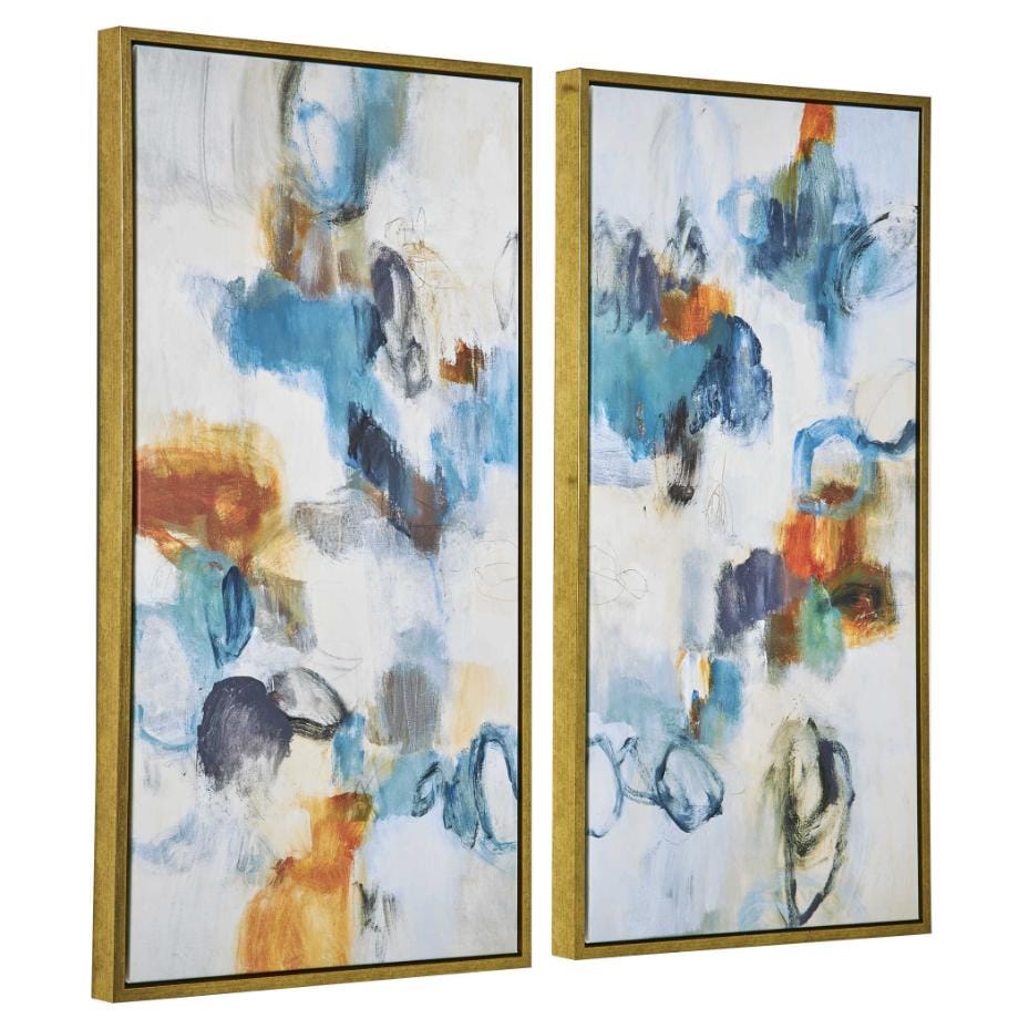 Uttermost Accessories Casual Moments Framed Abstract Art | Set of 2 House of Isabella UK