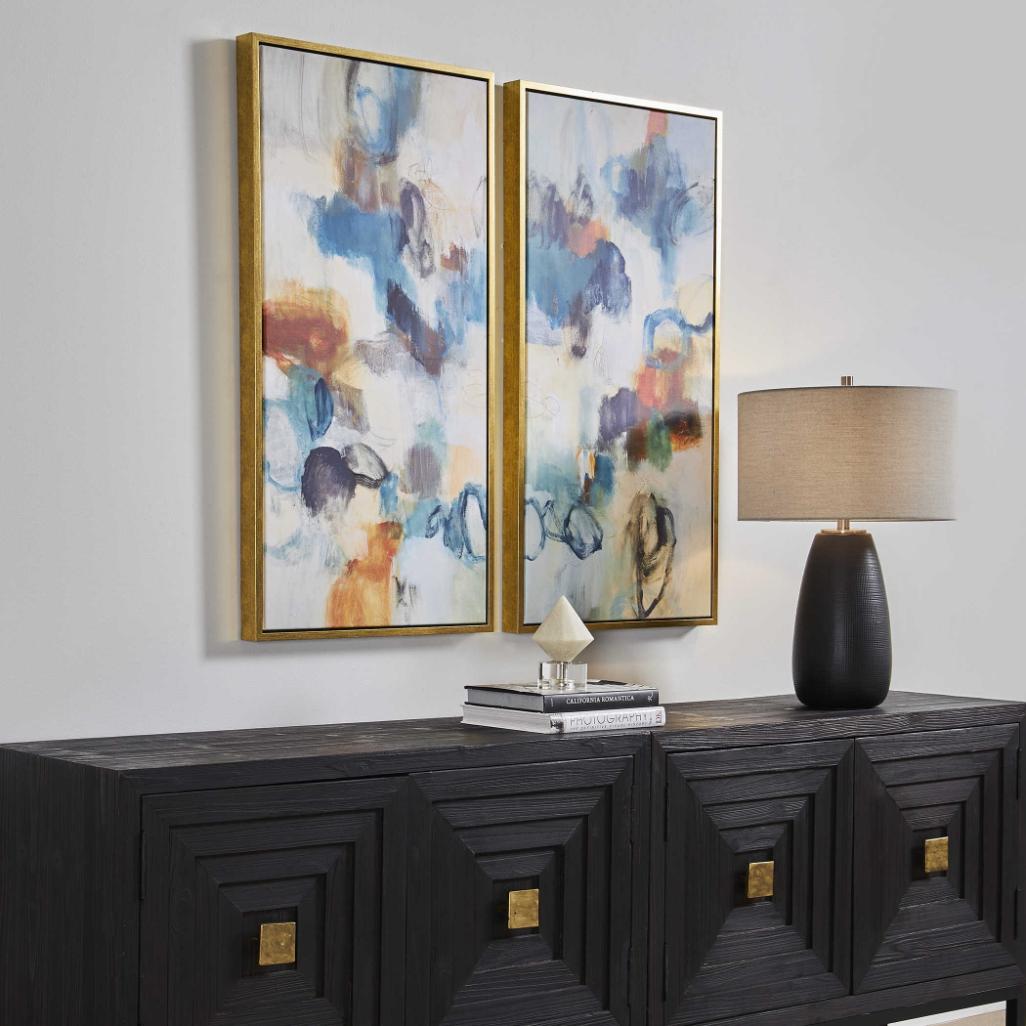 Uttermost Accessories Casual Moments Framed Abstract Art | Set of 2 House of Isabella UK