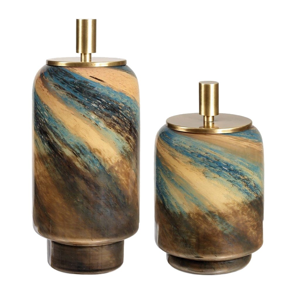 Uttermost Accessories Celestial Tide Containers Set of 2 House of Isabella UK