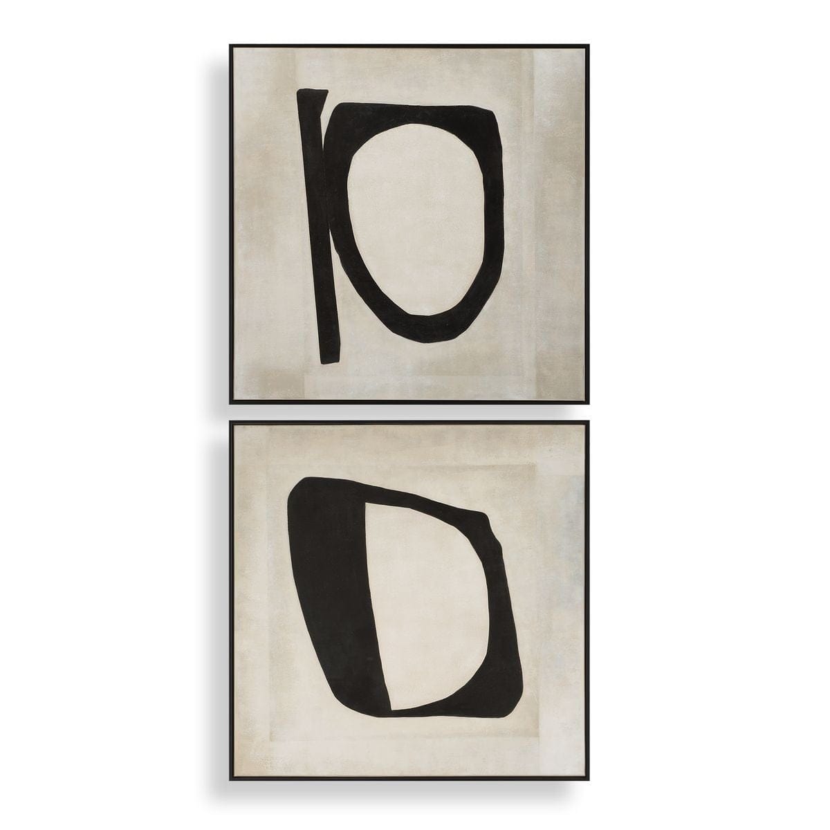Uttermost Accessories Characters Abstract Art Set of 2 House of Isabella UK