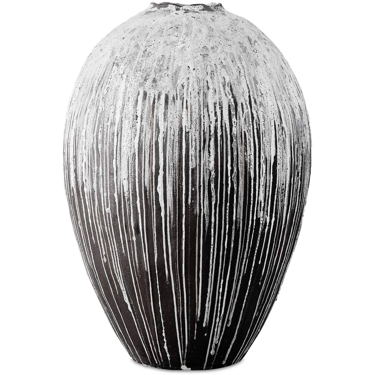Uttermost Accessories Chocolate Cascade Indoor-Outdoor Vase House of Isabella UK