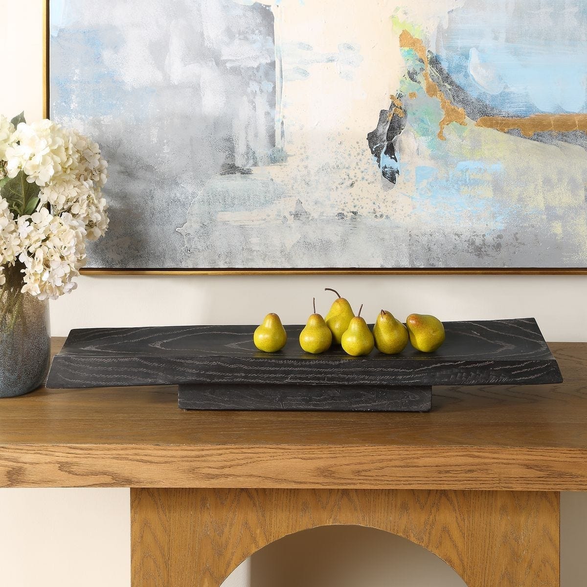 Uttermost Accessories Ciaran Indoor-Outdoor Tray in Wood House of Isabella UK