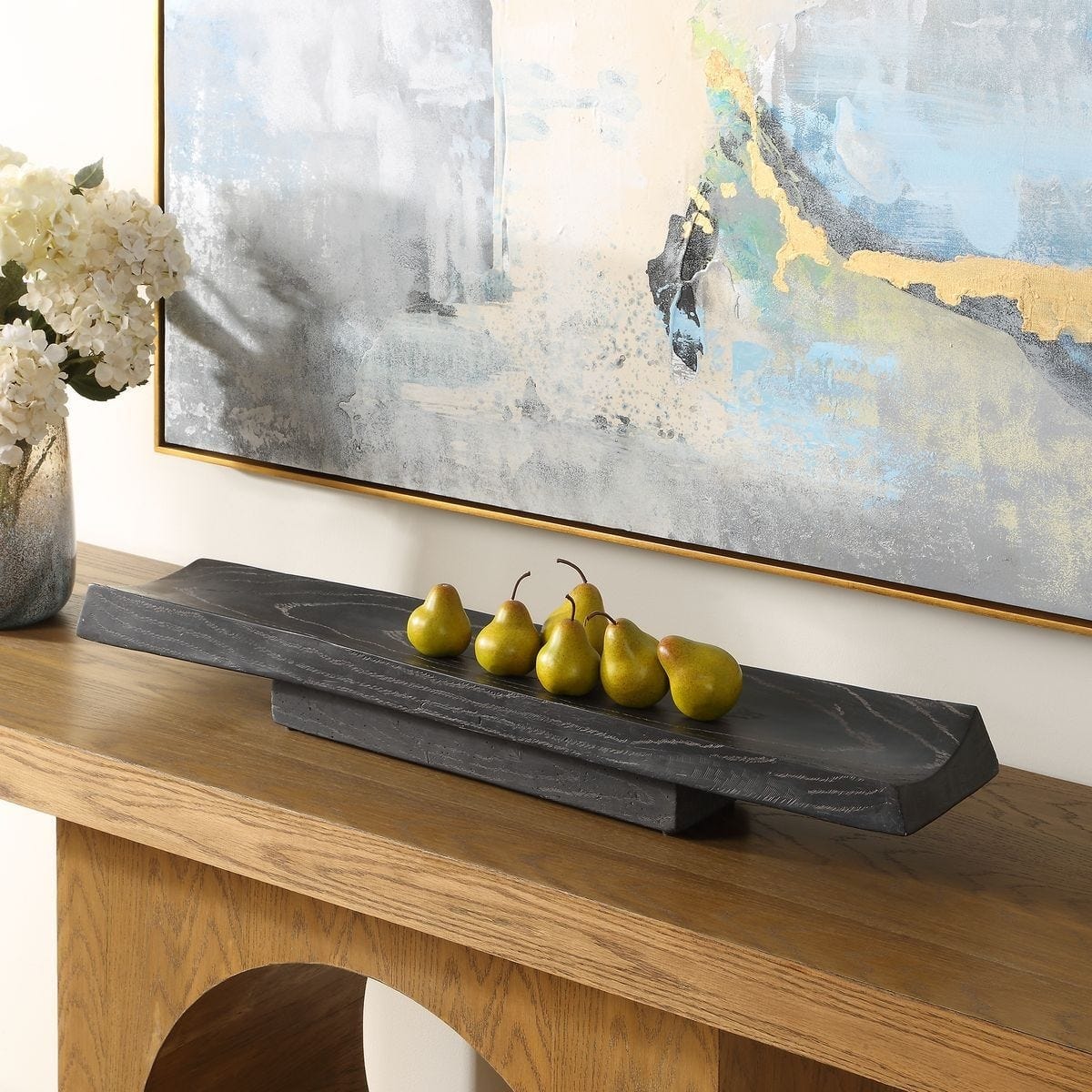 Uttermost Accessories Ciaran Indoor-Outdoor Tray in Wood House of Isabella UK