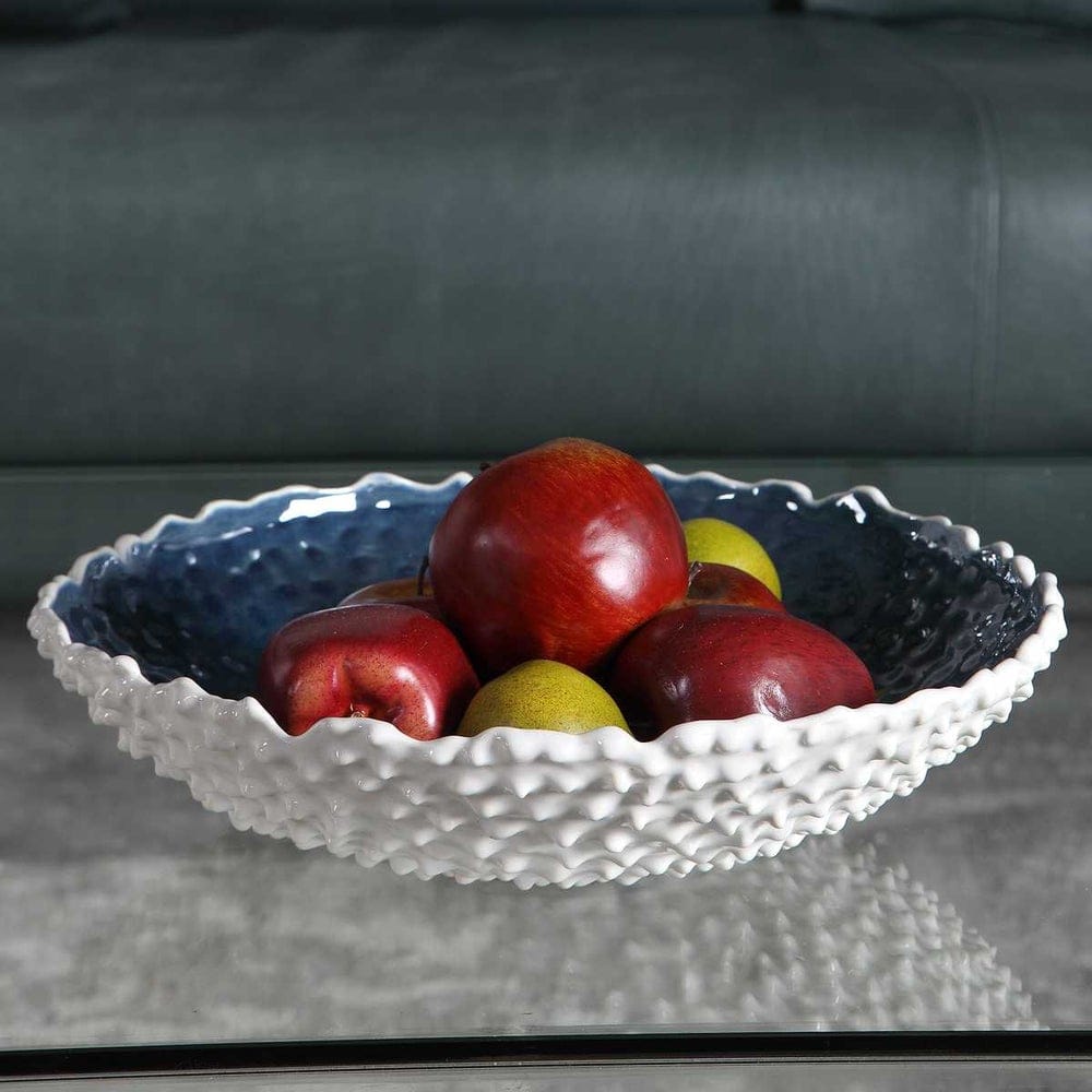 Uttermost Accessories Ciji White Bowl House of Isabella UK