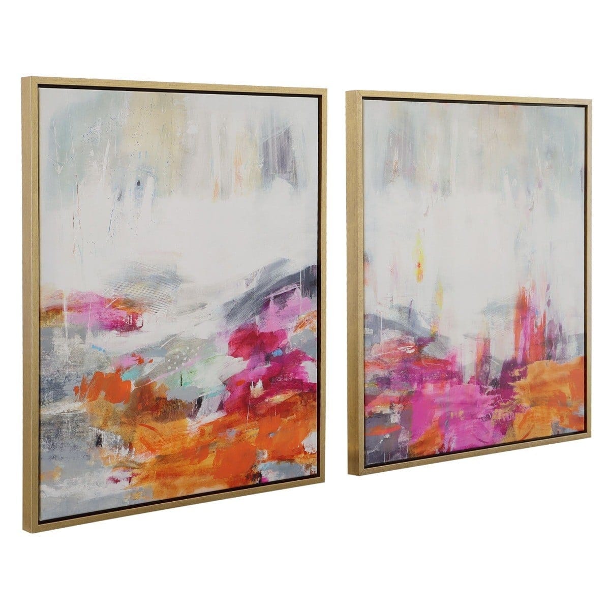 Uttermost Accessories Color Theory Framed Abstract Art Set/2 House of Isabella UK
