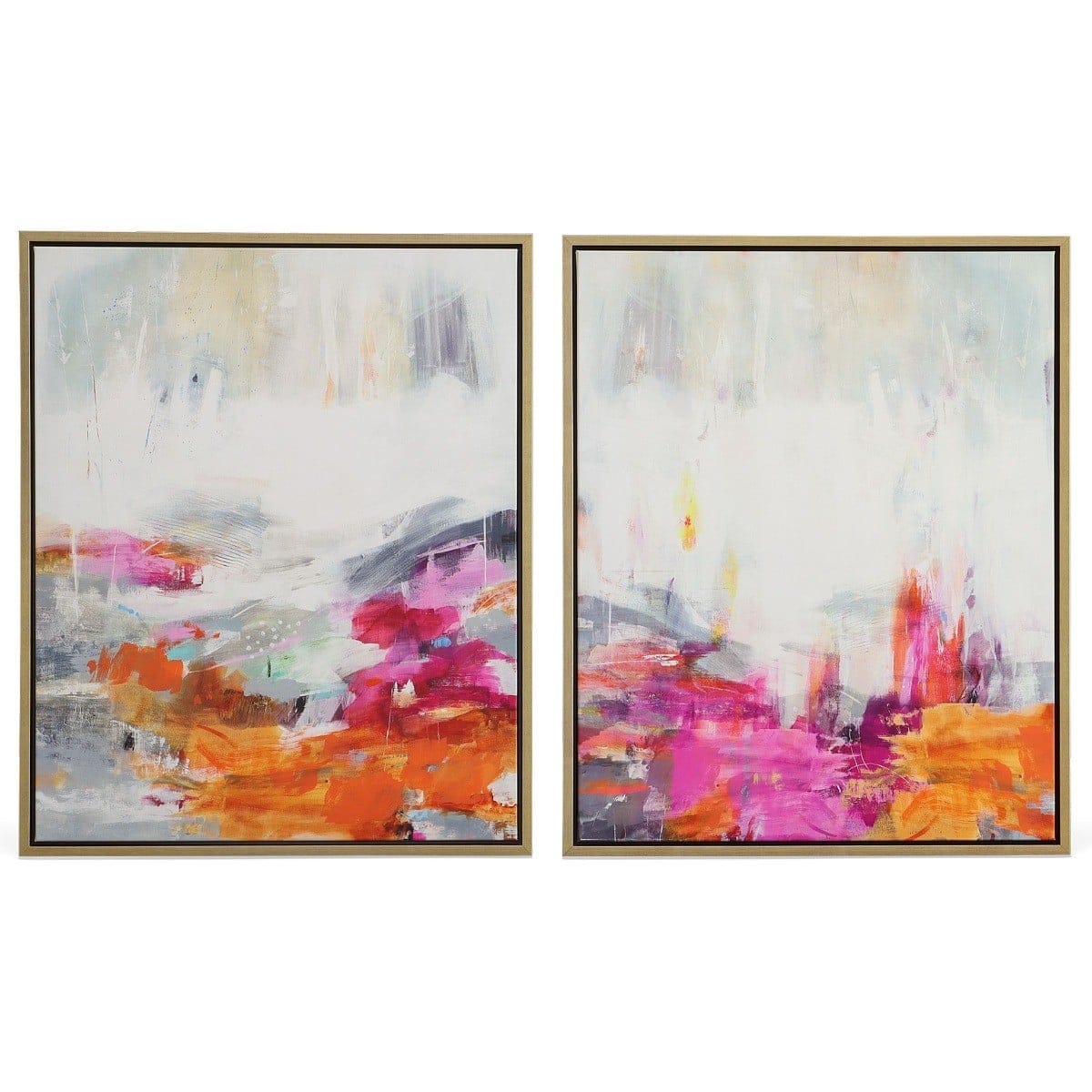 Uttermost Accessories Color Theory Framed Abstract Art Set/2 House of Isabella UK
