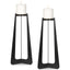 Uttermost Accessories Columnar Candleholders in Black - Set of 2 House of Isabella UK