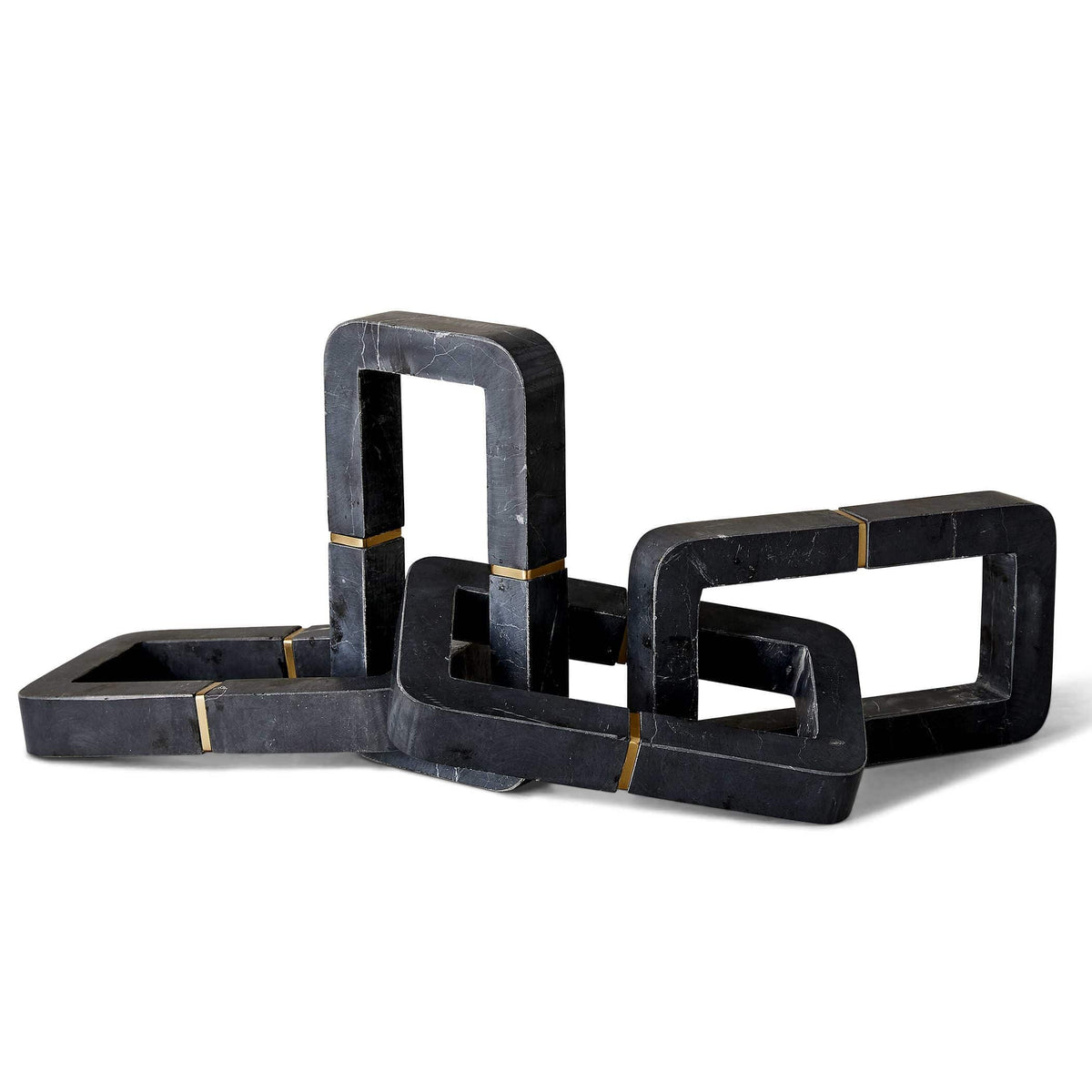 Uttermost Accessories Connection Sculpture - Black and White Marble House of Isabella UK