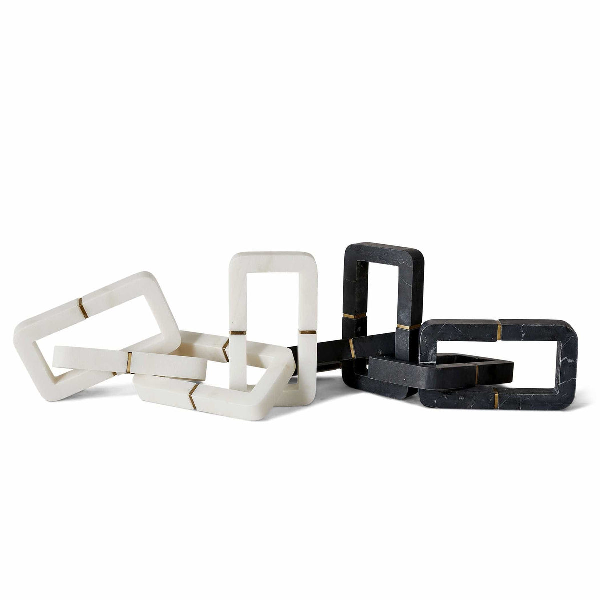 Uttermost Accessories Connection Sculpture - Black and White Marble House of Isabella UK