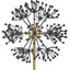 Uttermost Accessories Contemporary Dandelion Sculpture in Black Metal House of Isabella UK