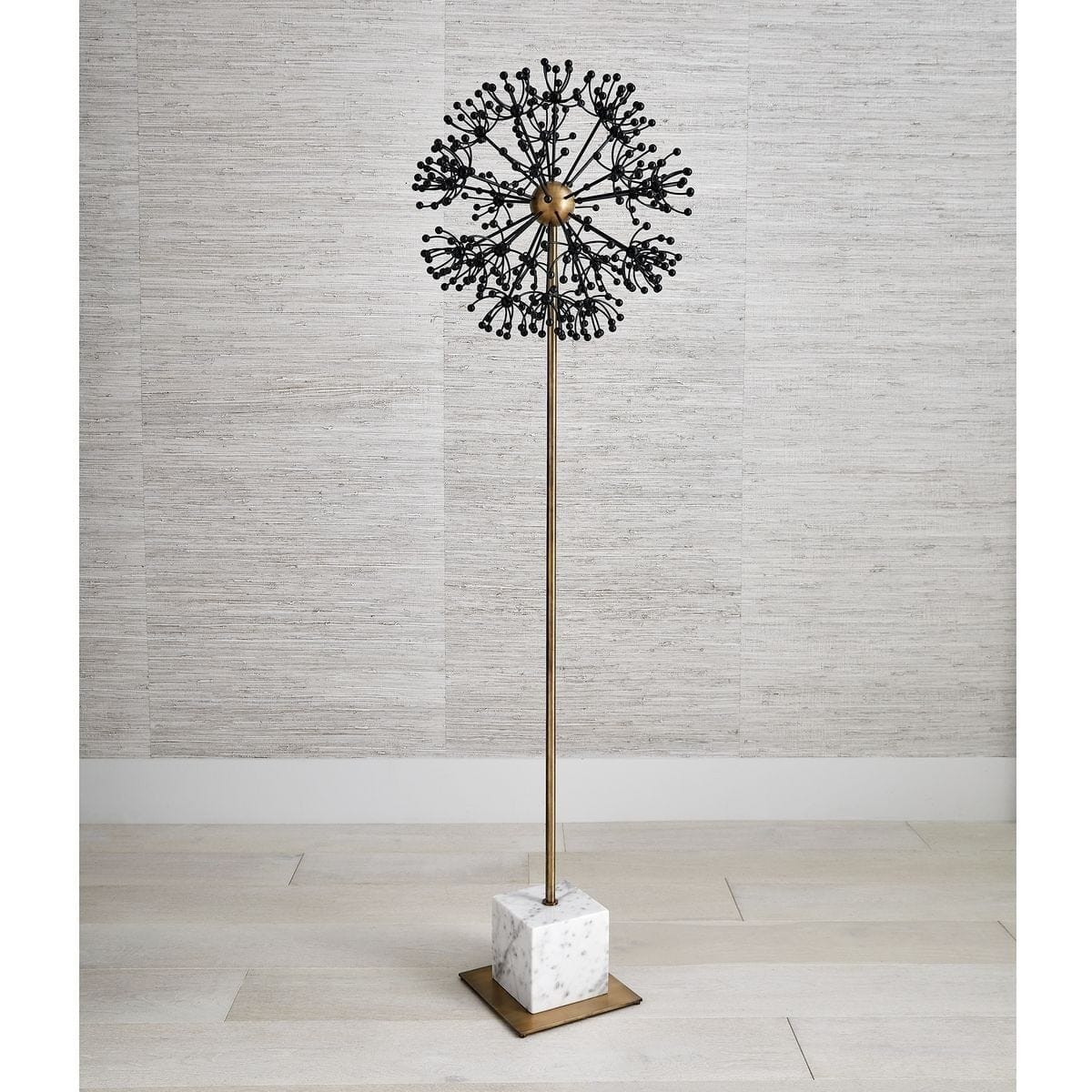 Uttermost Accessories Contemporary Dandelion Sculpture in Black Metal House of Isabella UK