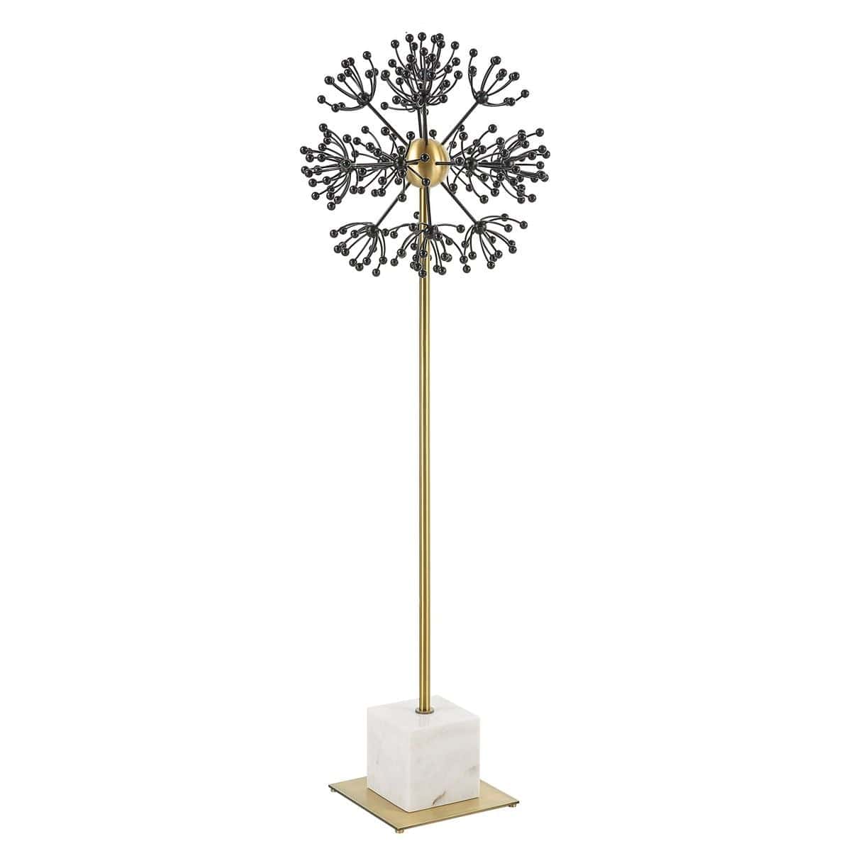 Uttermost Accessories Contemporary Dandelion Sculpture in Black Metal House of Isabella UK