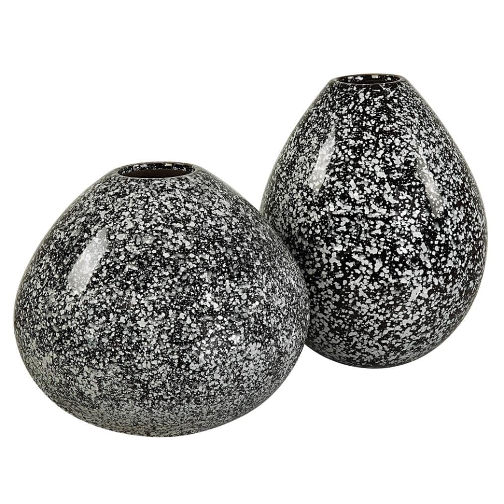 Uttermost Accessories Cosmic Black & White Vases| Set of 2 House of Isabella UK