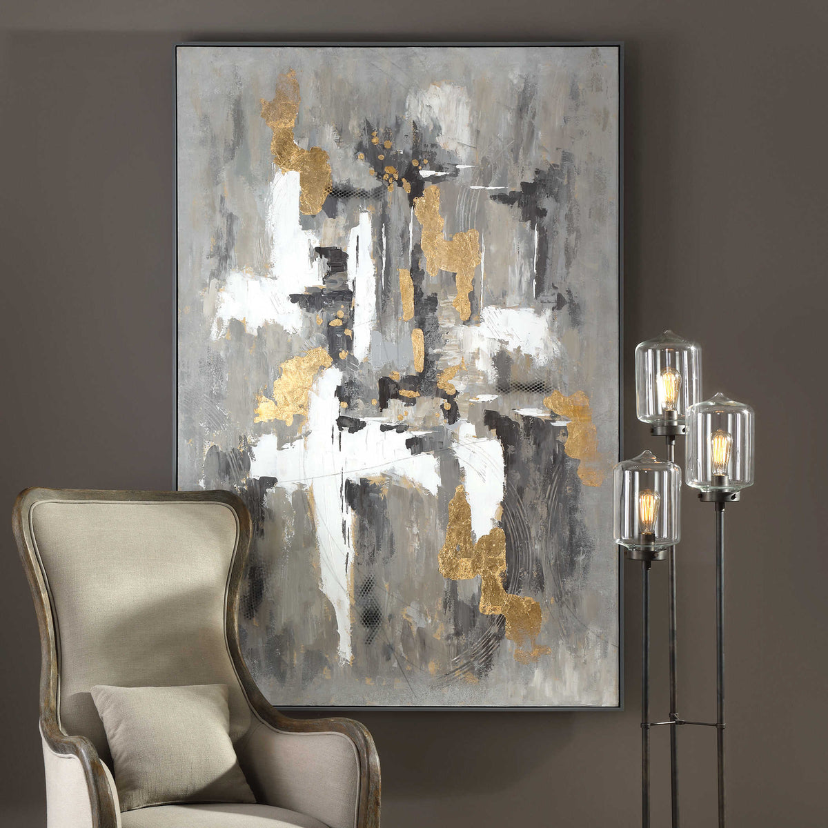 Uttermost Accessories Crossover Hand Painted Canvas House of Isabella UK