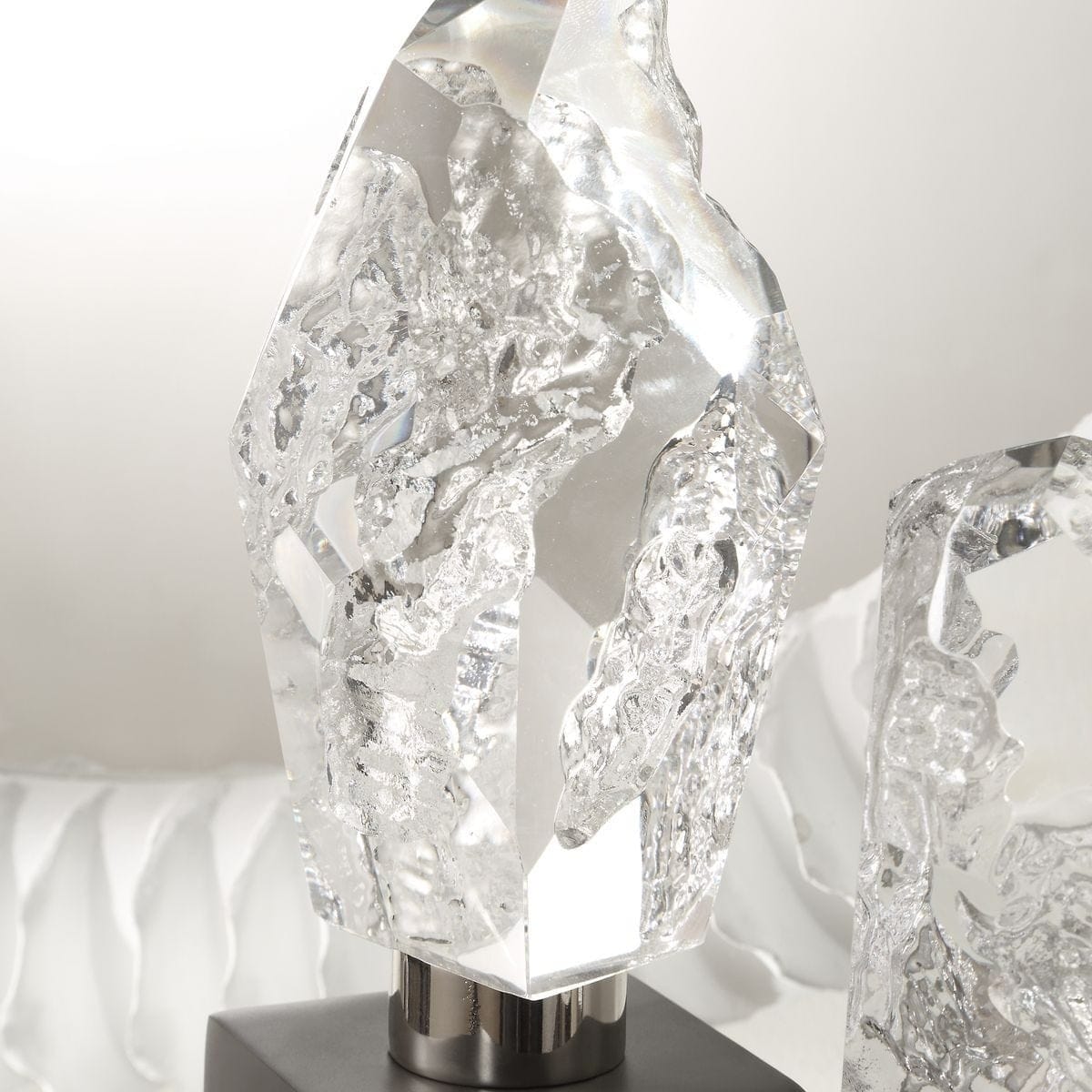 Uttermost Accessories Crystal Peak Sculptures Set of 2 House of Isabella UK