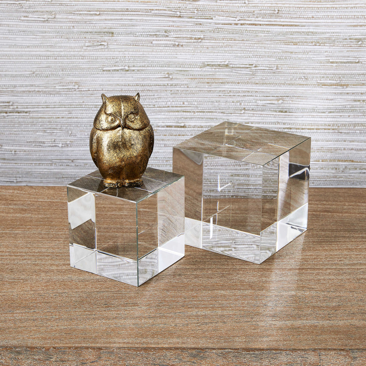 Uttermost Accessories Cube Risers/Sculptures, Set of 2- Crystal House of Isabella UK