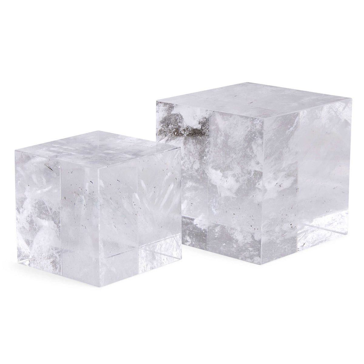 Uttermost Accessories Cube Sculptures in Manmade Quartz - Set of 2 House of Isabella UK
