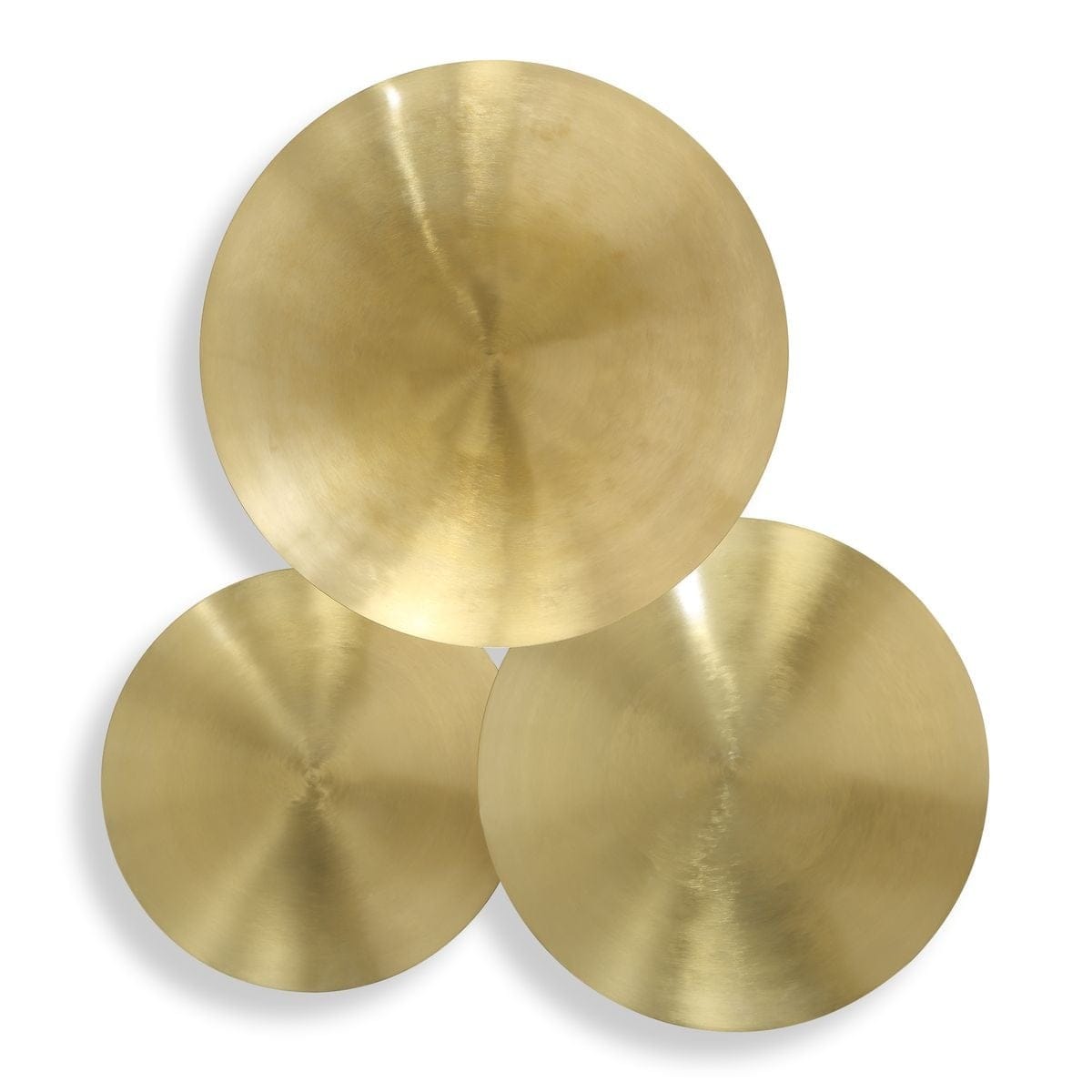 Uttermost Accessories Cymbalic Round Brass Wall Art Set of 3 House of Isabella UK