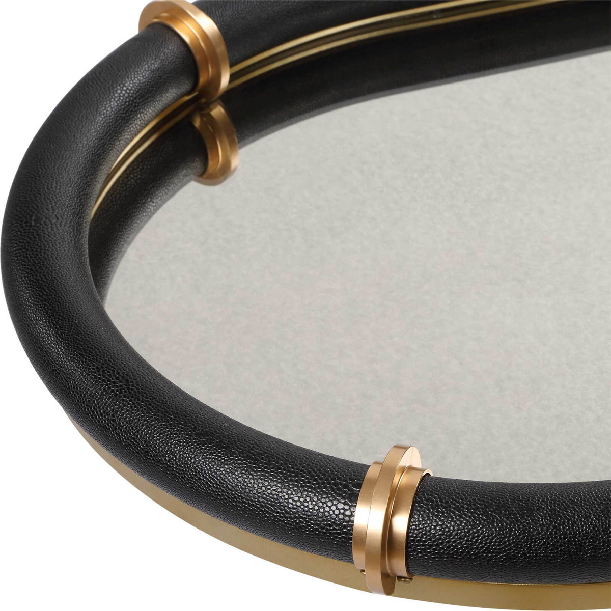 Uttermost Accessories Cyprus Black Oval Tray House of Isabella UK