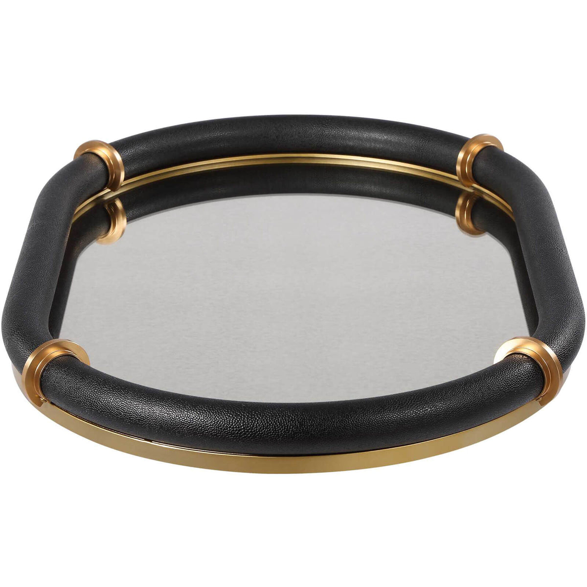 Uttermost Accessories Cyprus Black Oval Tray House of Isabella UK