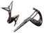 Uttermost Accessories Dahy Antique Silver Statues, Set/2 House of Isabella UK