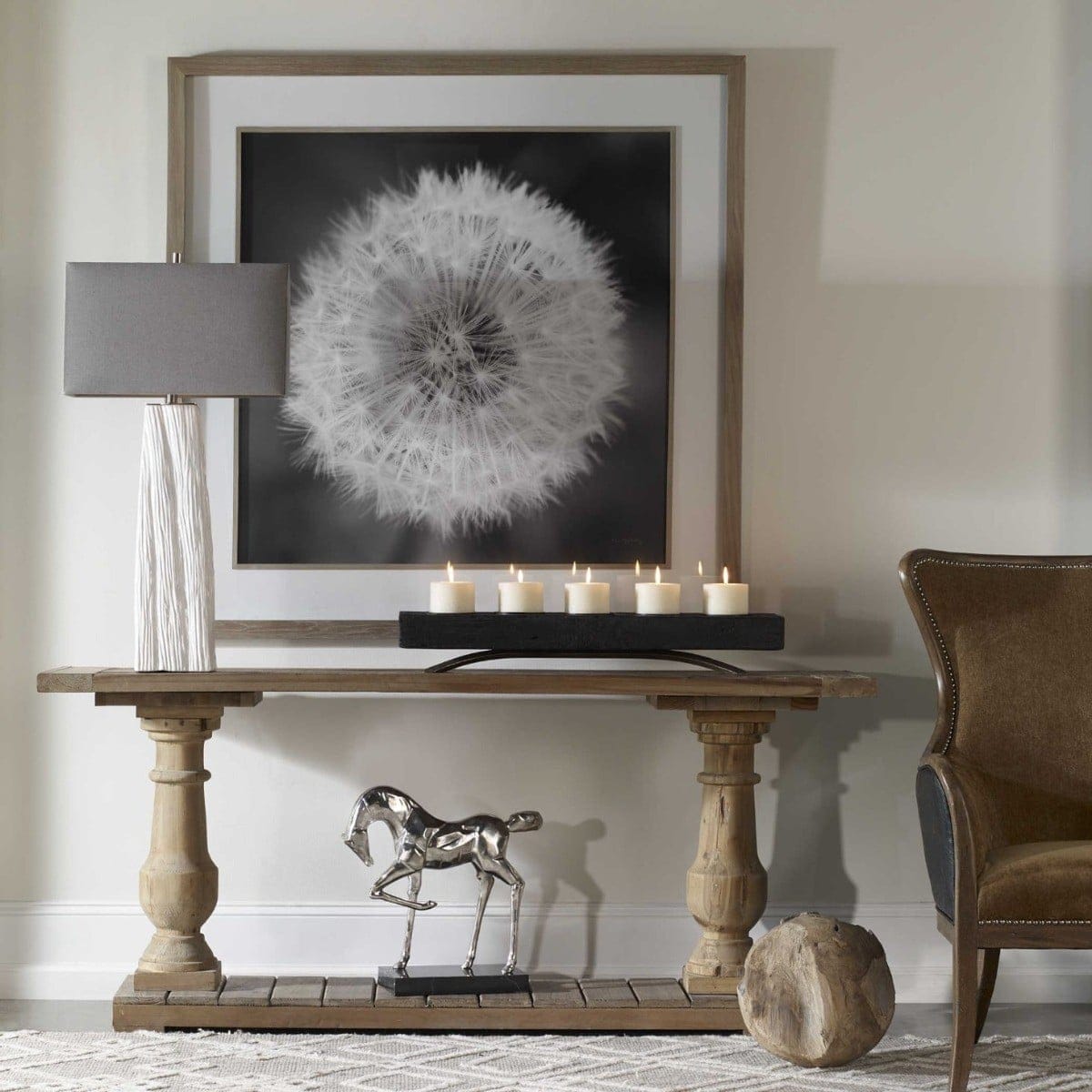 Uttermost Accessories Dandelion Seedhead Framed Print House of Isabella UK