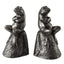 Uttermost Accessories Daydreaming Frogs Aged Silver Bookends, Set of 2 House of Isabella UK